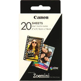 Canon Zoemini 20 Sheet Zink Circle Photo Paper
